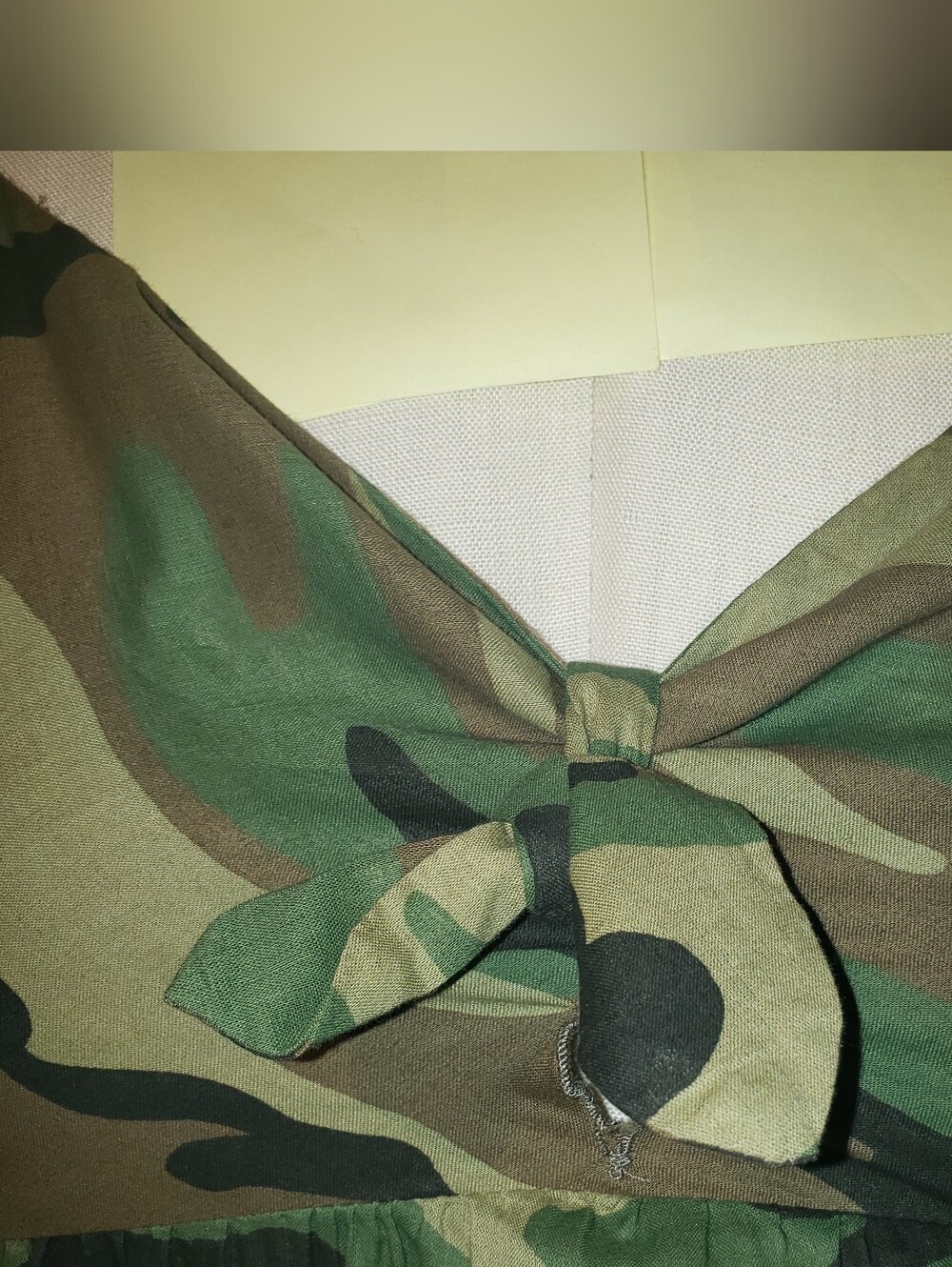 Ralph Lauren Denim & Supply Army Military Camouflage Green Brown Tier Maxi Dress